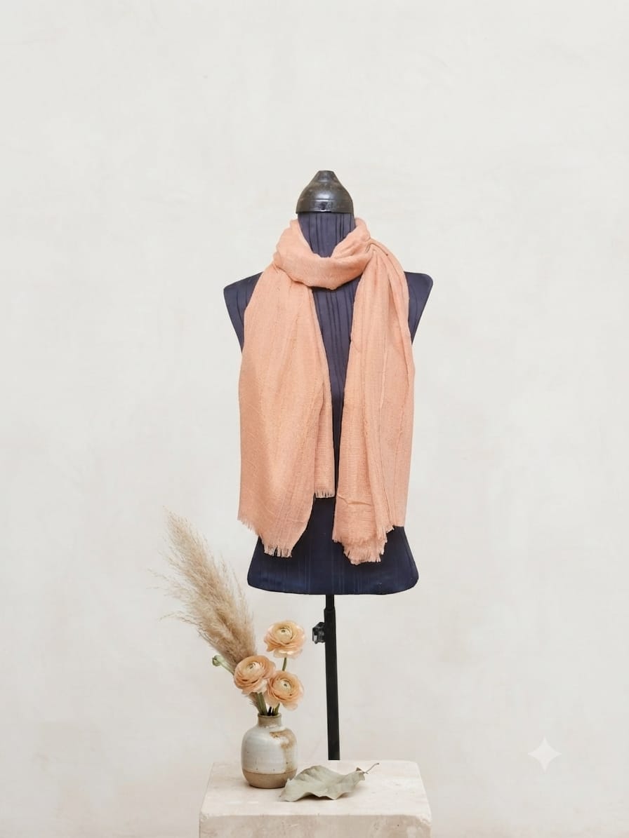 Peach Bindi Scarf