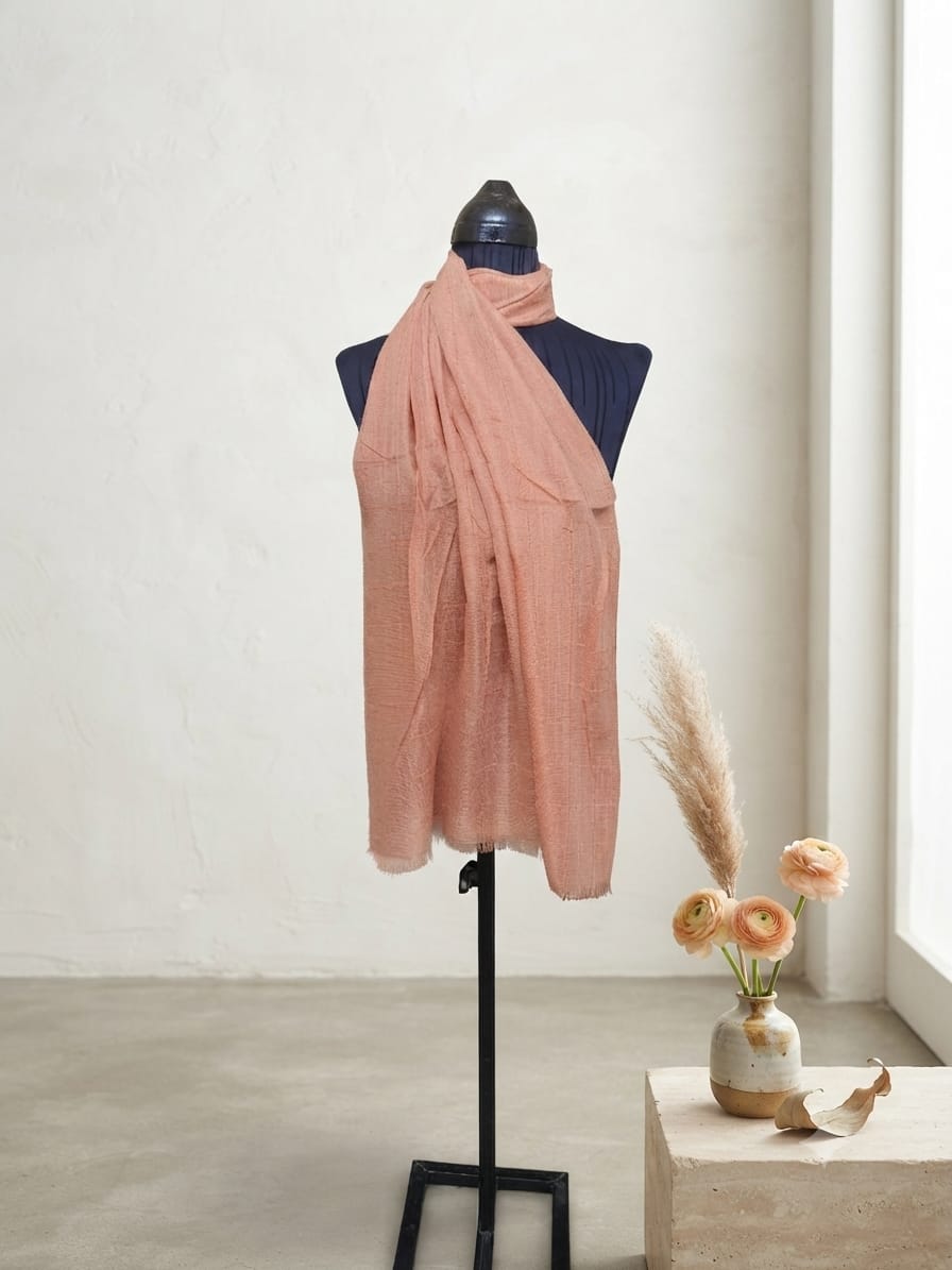Peach Bindi Scarf