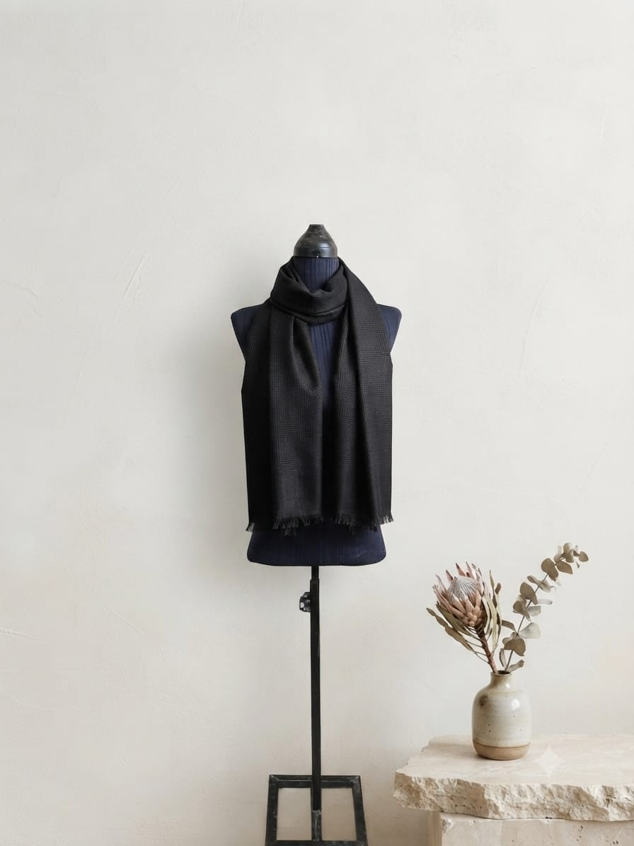 Black Bindi Scarf